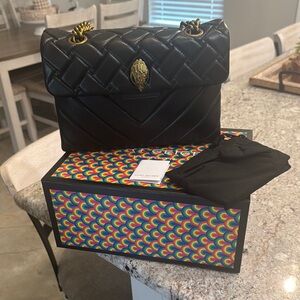 Black Kurt Geiger Leather Bag
